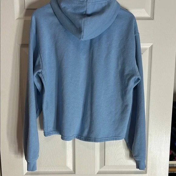 The North Face Women’s Light Blue Large Hoodie Sweatshirt - Picture 3 of 6